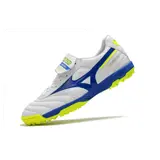 Mizuno Morelia Sala Classic White Blue and Yellow Turf TF Football Boot