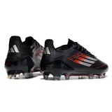 Adidas F50 Elite Black White and Red Firm Ground FG Football Boot - Black/White