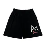 Jordan Black and White Shorts - MJ Logo