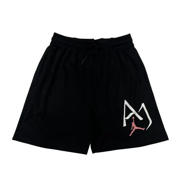 Jordan Black and White Shorts - MJ Logo