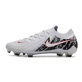 Nike Phantom GX2 Elite White Black and Red Firm Ground FG Football Boot