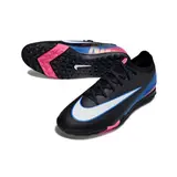 Nike Zoom Mercurial Vapor 16 Elite Black, Blue and Pink Turf TF Football Boot