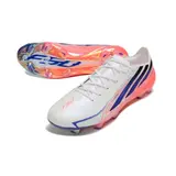Adidas F50 Hyperfast Laced Elite White, Blue and Orange Firm Ground FG Football Boot
