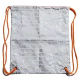 Nike Silver and Orange Boot Bag