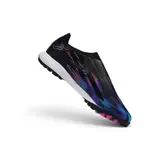 Adidas F50 Hyperfast Laceless Elite Black, Blue and Pink Turf TF Football Boot