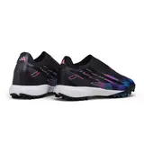 Adidas F50 Hyperfast Laceless Elite Black, Blue and Pink Turf TF Football Boot