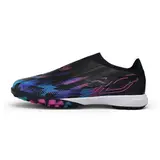 Adidas F50 Hyperfast Laceless Elite Black, Blue and Pink Turf TF Football Boot