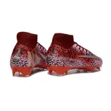 Nike Air Zoom Mercurial Superfly 10 Elite Dark Red and Silver Firm Ground FG Football Boot