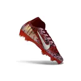 Nike Air Zoom Mercurial Superfly 10 Elite Dark Red and Silver Firm Ground FG Football Boot