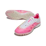 Adidas Predator 25 Elite White and Pink Turf TF Football Boot