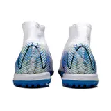 Nike Zoom Mercurial Superfly 10 Elite Kids White and Blue Turf TF Football Boot