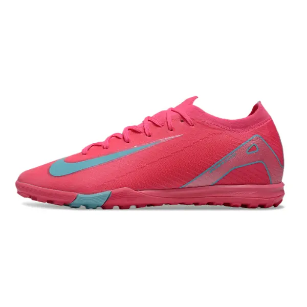 Nike Zoom Mercurial Vapor 16 Elite Pink and Light Blue Turf TF Football Boot