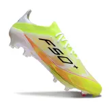 Adidas F50+ Elite Green White and Orange Firm Ground FG Football Boot