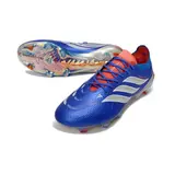 Adidas Predator 26 Elite Black and White Firm Ground FG Football Boot - Royal Blue/White