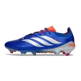 Adidas Predator 26 Elite Black and White Firm Ground FG Football Boot - Royal Blue/White