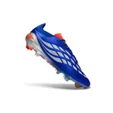 Adidas Predator 26 Elite Black and White Firm Ground FG Football Boot - Royal Blue/White