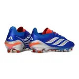 Adidas Predator 26 Elite Black and White Firm Ground FG Football Boot - Royal Blue/White