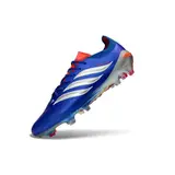 Adidas Predator 26 Elite Black and White Firm Ground FG Football Boot - Royal Blue/White
