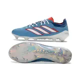 Adidas Predator 26 Elite Light Blue and White Firm Ground FG Football Boot