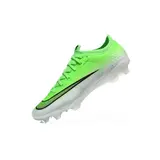Nike Air Zoom Mercurial Vapor 17 Elite Light Green and White Firm Ground FG Kids Football Boot - White/Green
