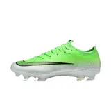 Nike Air Zoom Mercurial Vapor 17 Elite Light Green and White Firm Ground FG Kids Football Boot - White/Green