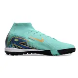 Nike Zoom Mercurial Superfly 10 Elite Light Blue Turf TF Kids Football Boot