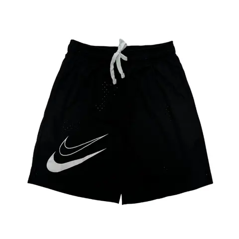 Nike Black and White Shorts - Outline Swoosh