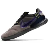 Nike Streetgato Grey and Purple Indoor IC Football Boot
