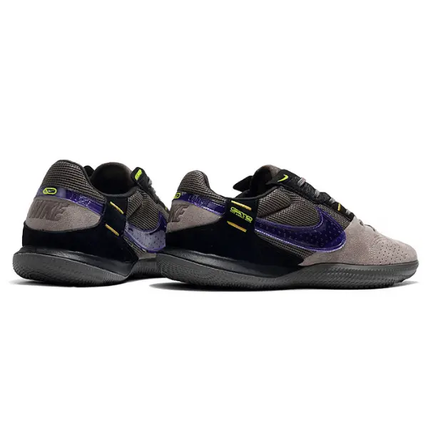Nike Streetgato Grey and Purple Indoor IC Football Boot