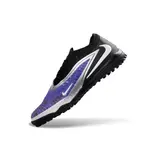 Nike Phantom 6 Elite Black Blue and Silver Turf TF Football Boot