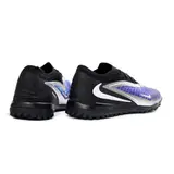 Nike Phantom 6 Elite Black Blue and Silver Turf TF Football Boot
