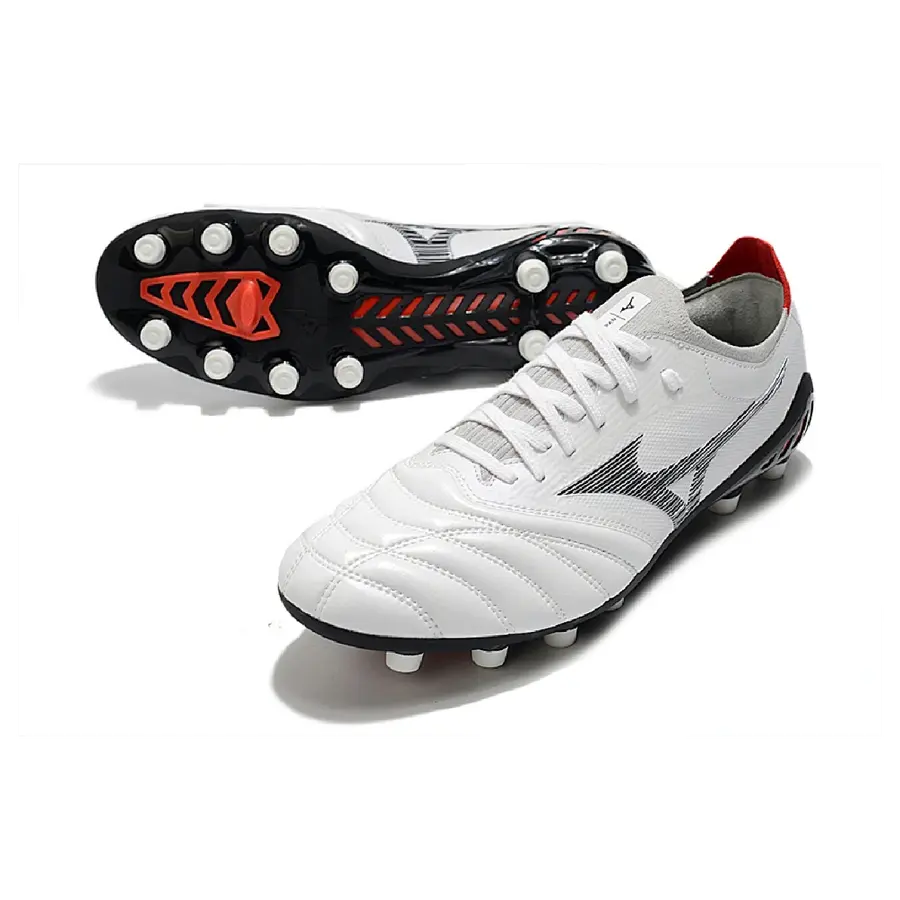 Mizuno Morelia Neo III Elite White and Black Firm Ground FG Football Boot
