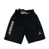 Jordan Black and White Shorts - Vertical Text