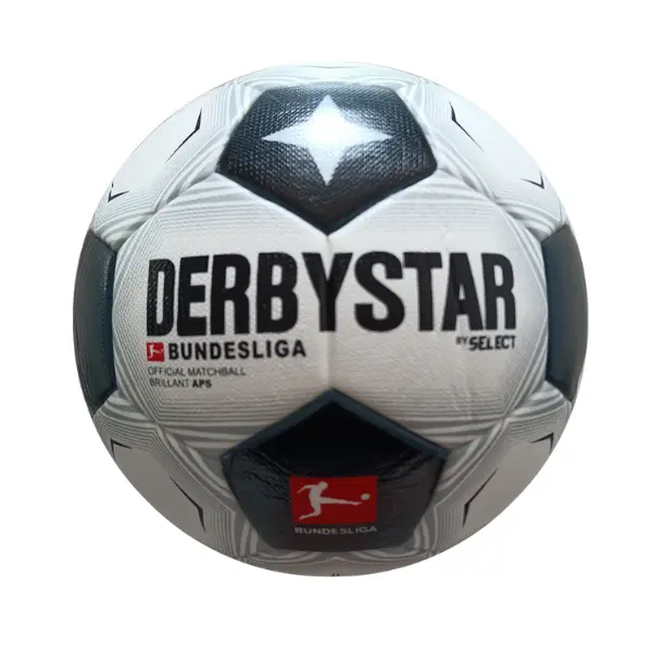 Derbystar Brillant APS Bundesliga 22-23 White and Black Football Ball