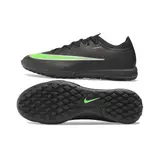 Nike Air Zoom Mercurial Vapor 17 Elite Black and Green Turf TF Football Boot