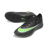 Nike Air Zoom Mercurial Vapor 17 Elite Black and Green Turf TF Football Boot