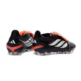 Adidas Predator 26 Elite Tongue Black, Red and White Firm Ground FG Football Boot
