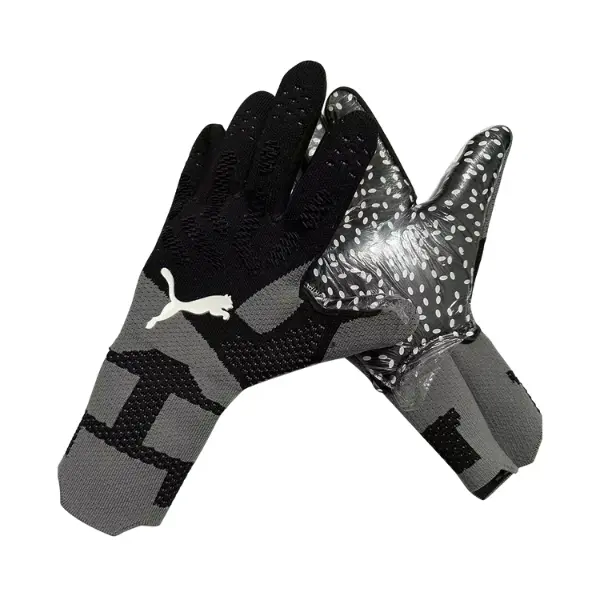 Puma Future Ultimate Black and Gray Goalkeeper Gloves