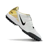 Nike Air Zoom Total 90 III White and Gold Turf TF Football Boot
