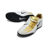 Nike Air Zoom Total 90 III White and Gold Turf TF Football Boot