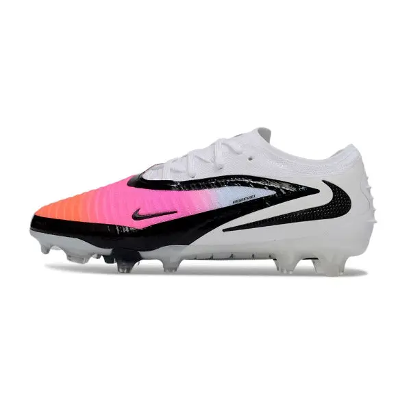 Nike Phantom 6 Elite Black, White and Pink Firm Ground FG Football Boot