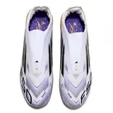 Adidas F50 Elite Laceless White Black and Gold Firm Ground FG Kids Football Boot