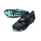 Adidas Predator 26 Elite Tongue Black and Blue Firm Ground FG Football Boot