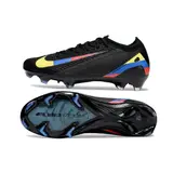 Nike Air Zoom Mercurial Vapor 16 Elite Black Yellow Blue and Red Firm Ground FG Football Boot