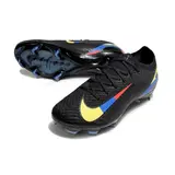 Nike Air Zoom Mercurial Vapor 16 Elite Black Yellow Blue and Red Firm Ground FG Football Boot