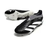 Adidas Predator 30 Elite Laceless Black White and Gray Firm Ground FG Football Boot