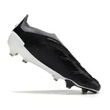 Adidas Predator 30 Elite Laceless Black White and Gray Firm Ground FG Football Boot