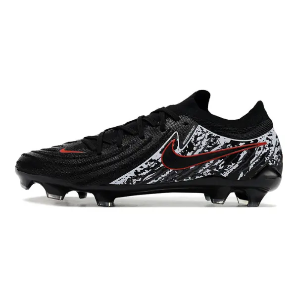 Nike Phantom GX2 Elite Black White and Red Firm Ground FG Football Boot