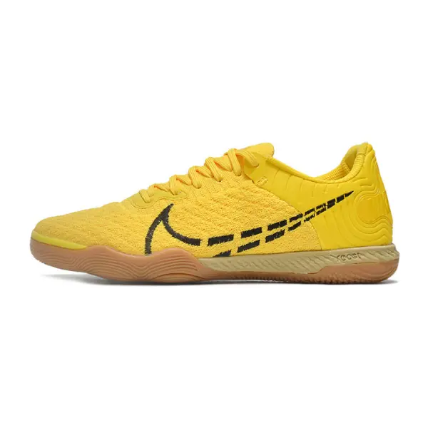 Nike Reactgato Yellow and Black Indoor IC Football Boot