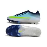 Nike Air Zoom Mercurial Vapor 17 Elite White and Blue Firm Ground FG Football Boot - Volt/Aqua